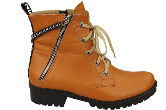 Footwear Boots Women's boots with the inscription NICE Natural Leather 173 Z ElitaBut