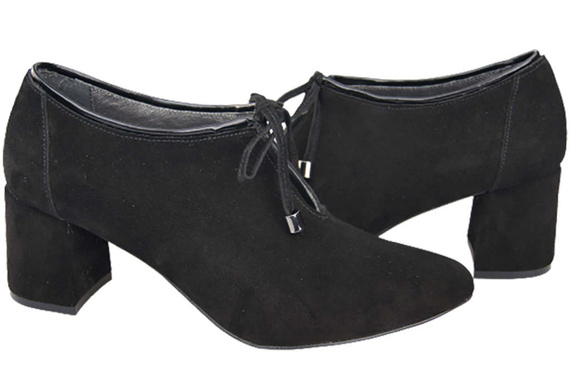 Women's shoes Low shoes Natural leather velor 183 ElitaBut