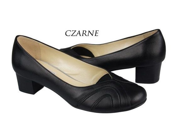 Women's shoes Pumps natural leather 786 ElitaBut