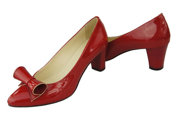 Women's shoes Pumps natural leather Lacquer 975 ElitaBut