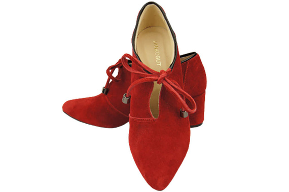 Women's shoes Low shoes Natural leather velor 183 ElitaBut