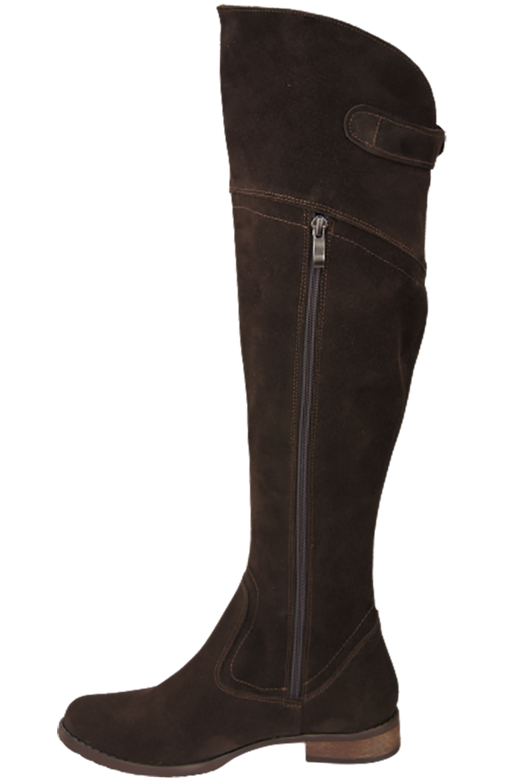 Shoes Boots Women Boots Over-the-knee boots Over-the-knee natural leather Velor 154 ElitaBut