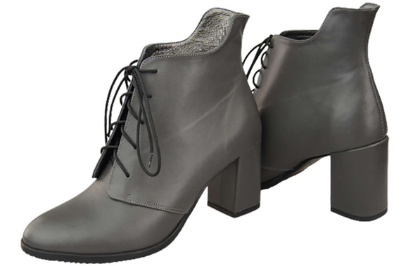 Shoes Boots Women Lace-up Spring / Fall natural leather 174 L ElitaBut