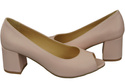 Women's Shoes PEEP TOE  Natural leather 192 ElitaBut