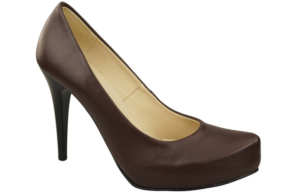 Women's shoes Pumps High heels natural leather 205 ElitaBut