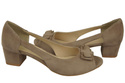 Women's Shoes Sandals Natural Leather Suede 145 ElitaBut