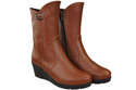 Shoes Women's Wedge Boots Natural leather 178 ElitaBut