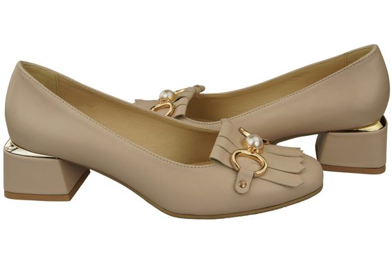 Women's shoes Pumps Natural leather 195 ElitaBut