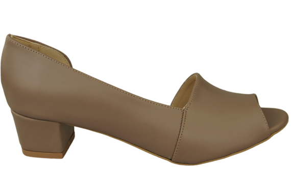 Obuwie Damskie Sandały Cappuccino Skóra Naturalna 147 ElitaBut