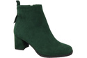 Women’s ankle boots in genuine suede leather, stable block heel, with zipper – 224 ElitaBut