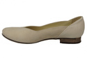 Obuwie Baleriny Damskie skóra naturalna Beż 984 ElitaBut