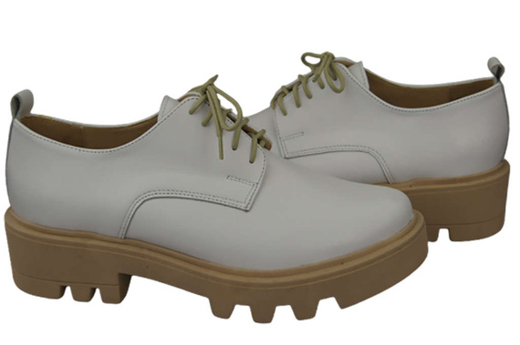 Women's shoes Lace-up leather Natural 180 ElitaBut