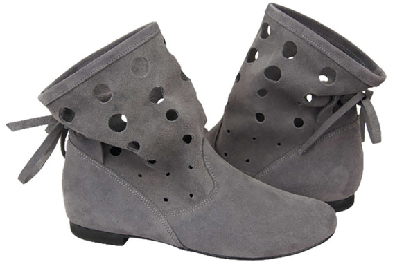 Shoes Boots Women's natural leather velor 160 ElitaBut