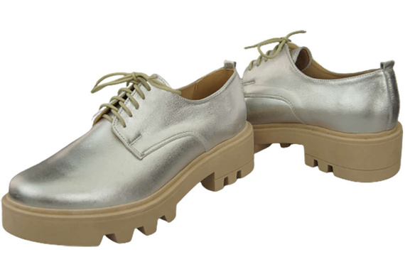Women's shoes Lace-up leather Natural 180 ElitaBut