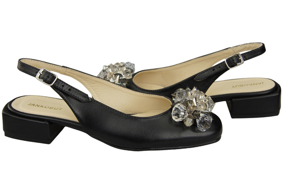 Women's Shoes Sandals with Crystals Natural Leather 215 ElitaBut