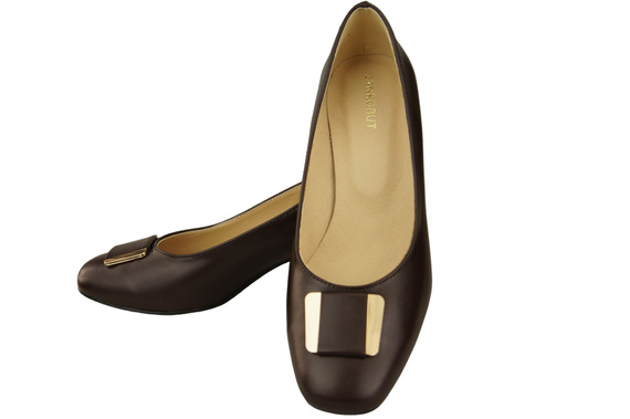 Women's shoes Pumps Natural leather 187 ElitaBut