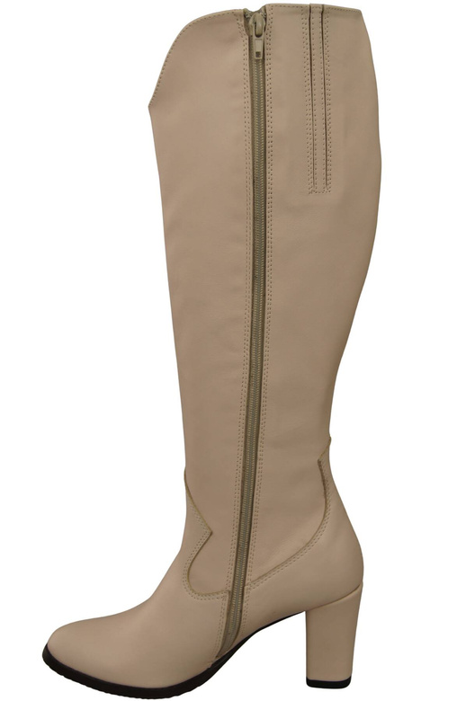 Stylish Footwear Women's Boots On A Heel Natural Leather 211 ElitaBut