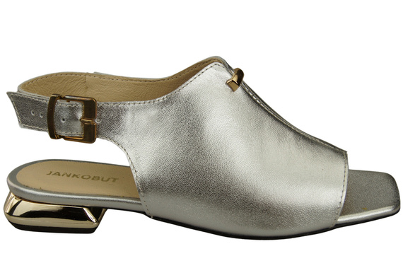 Comfortable Women's Shoes Sandals Flat Gold Heel Natural Leather 207 ElitaBut