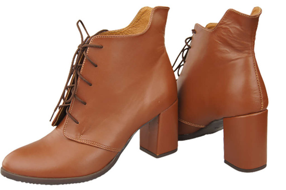 Shoes Boots Women Lace-up Spring / Fall natural leather 174 L ElitaBut