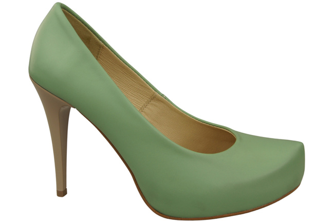 Women's shoes Pumps High heels natural leather 205 ElitaBut