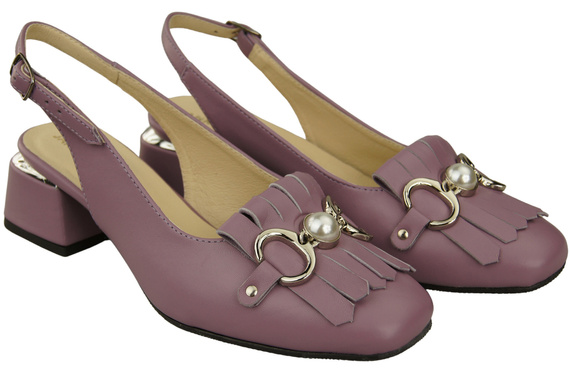 Women's Shoes Sandals Decorated with Fringes Natural Leather 208 ElitaBut