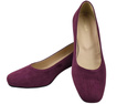 Comfortable Women's Shoes Pumps with Decorative Heel Natural Suede Leather 219 From ElitaBut