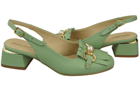 Women's Shoes Sandals Decorated with Fringes Natural Leather 208 ElitaBut