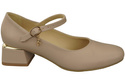 Women's shoes Pumps with a strap, natural leather 202 ElitaBut