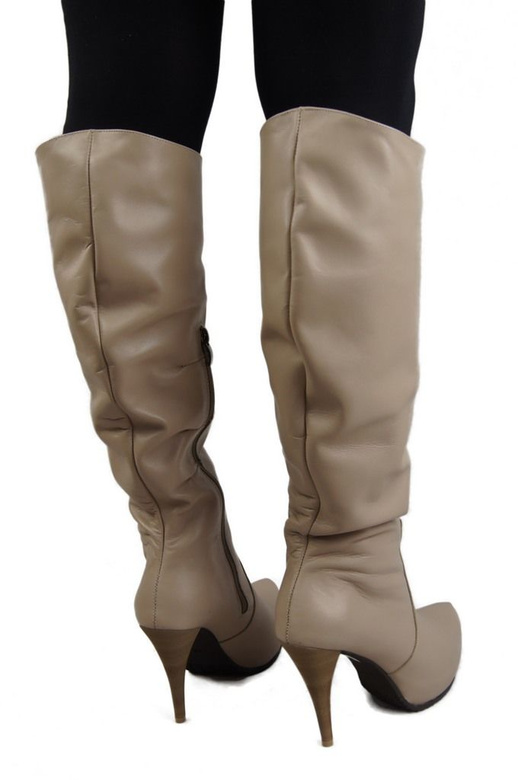 Footwear Women's boots Platform Natural Leather 120 ElitaBut