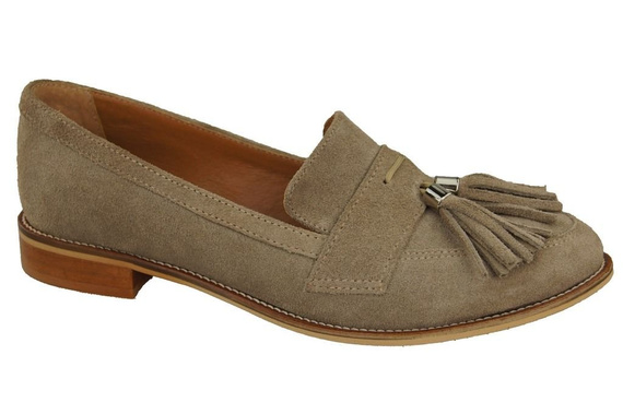 Shoes Women's loafers Natural Leather Velor 134 ElitaBut