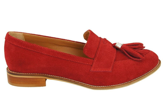 Shoes Women's loafers Natural Leather Velor 134 ElitaBut