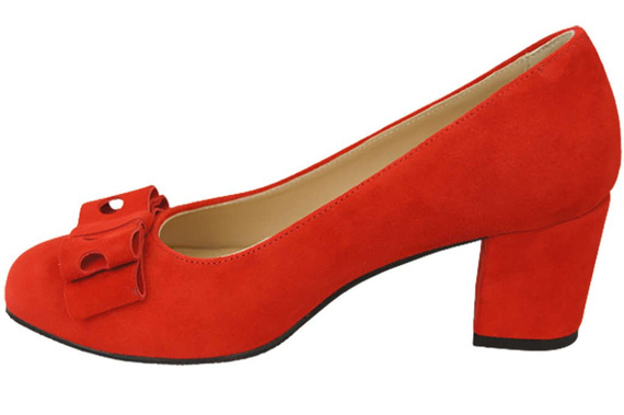 Women's shoes Pumps Natural leather suede 163 ElitaBut