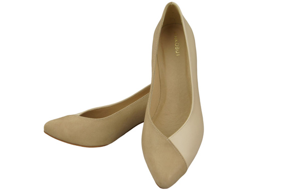 Women's shoes Pumps Natural leather 191 ElitaBut