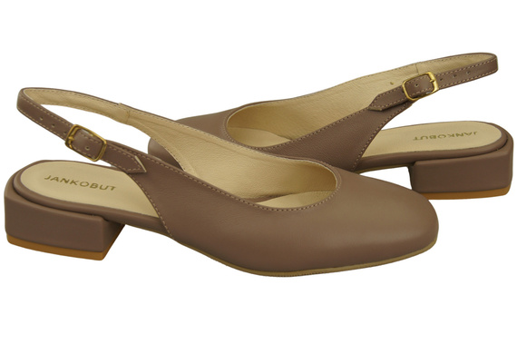 Women's Shoes Sandals Flat Heel Natural Leather 206 ElitaBut