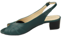 Obuwie Damskie Sandały  skóra naturalna Malachitowe 991 ElitaBut