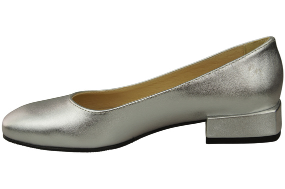 Comfortable Women's Shoes Flat Pumps, Natural Leather 204 ElitaBut