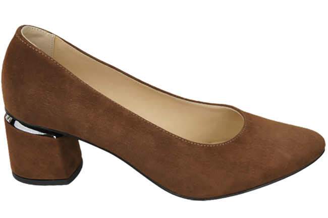 Women's footwear Women's pumps Suede leather 143 ElitaBut