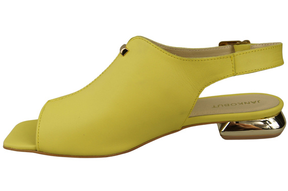 Comfortable Women's Shoes Sandals Flat Gold Heel Natural Leather 207 ElitaBut