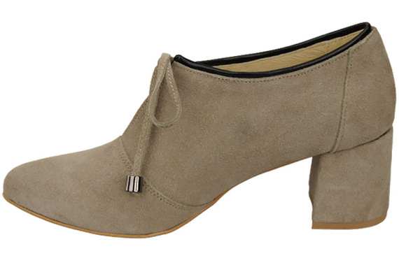 Women's shoes Low shoes Natural leather velor 183 ElitaBut