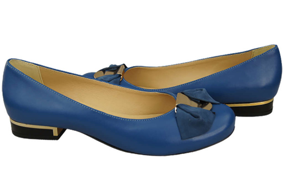 Women's Ballerinas Shoes Natural Leather 894 ElitaBut