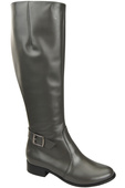 Women’s  leather boots, lined officer boots, flat 225 ElitaBut