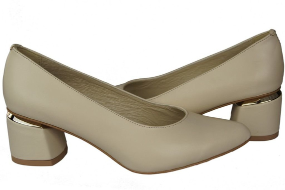 Women's shoes Pumps Natural leather 143 ElitaBut