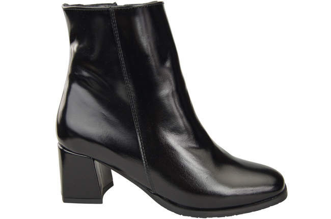 Women's Black Winter Ankle Boots Genuine Leather 214 From ElitaBut