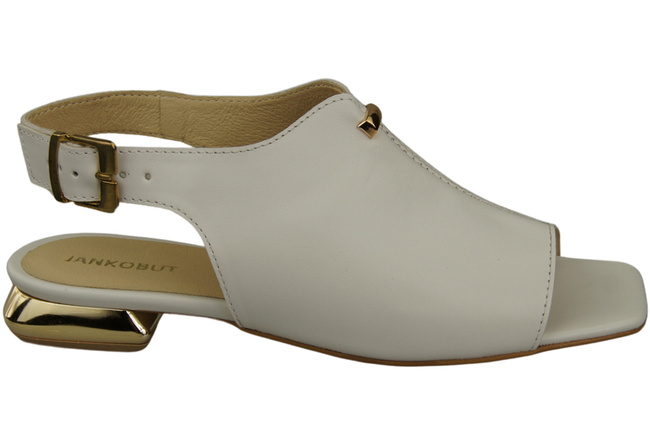 Comfortable Women's Shoes Sandals Flat Gold Heel Natural Leather 207 ElitaBut