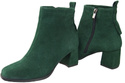 Women’s ankle boots in genuine suede leather, stable block heel, with zipper – 224 ElitaBut