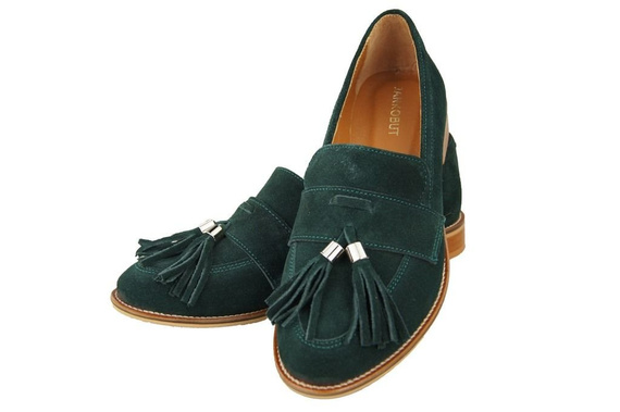 Shoes Women's loafers Natural Leather Velor 134 ElitaBut