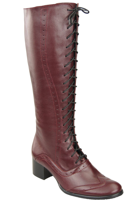 Shoes Women's boots Lace-up natural leather 595 ElitaBut