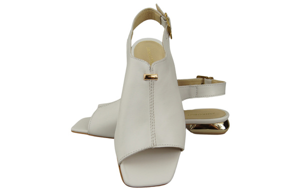 Comfortable Women's Shoes Sandals Flat Gold Heel Natural Leather 207 ElitaBut