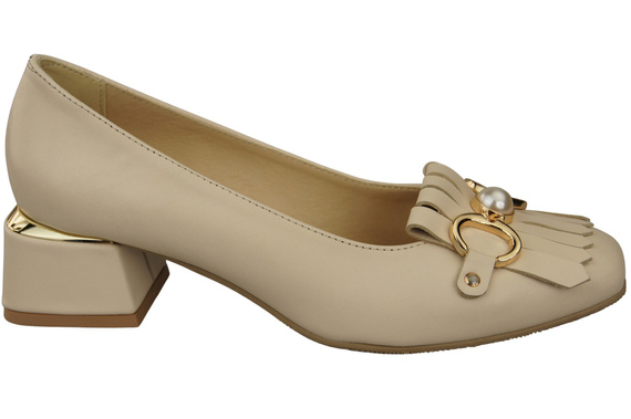 Women's shoes Pumps Natural leather 195 ElitaBut