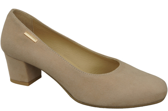 Comfortable Women's Shoes Pumps Natural Suede Leather 172 Z ElitaBut
